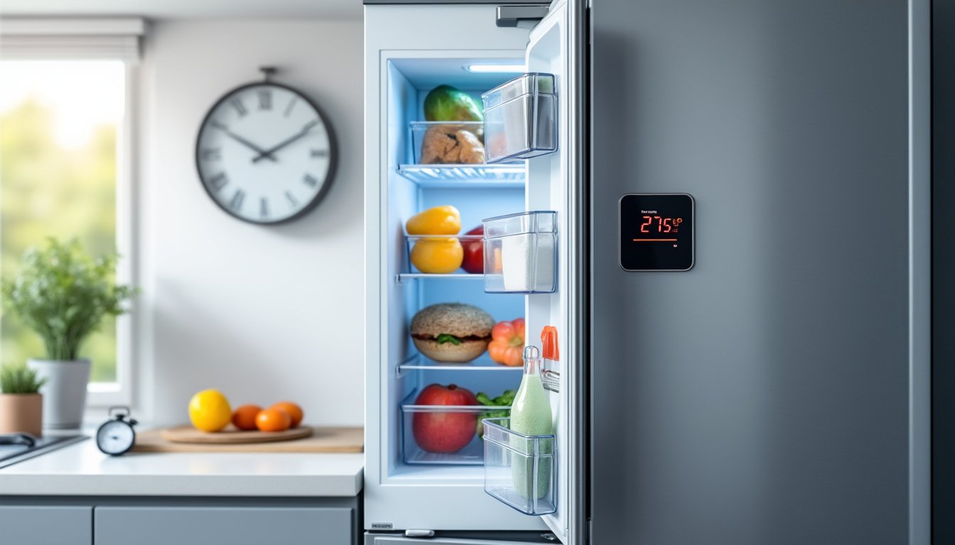 découvrez en combien de temps un congélateur atteint sa température optimale pour garantir la conservation parfaite de vos aliments.
