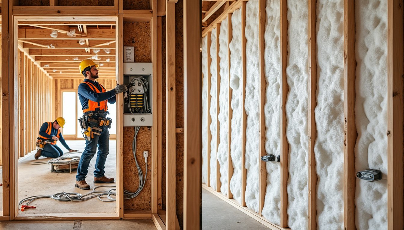 découvrez quand réaliser l'installation électrique : avant ou après l'isolation, pour un chantier efficace et sécurisé.